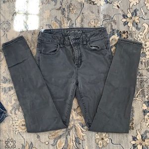 Gray American Eagle Jeggings